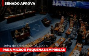 Senado Aprova Linha De Crédito De R$190 Bi Para Micro E Pequenas Empresas - Contabilidade em Nova Iguaçu - RJ | Luciane Contabilidade