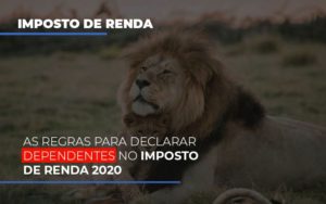 As Regras Para Declarar Dependentes No Imposto De Renda 2020 - Contabilidade em Nova Iguaçu - RJ | Luciane Contabilidade