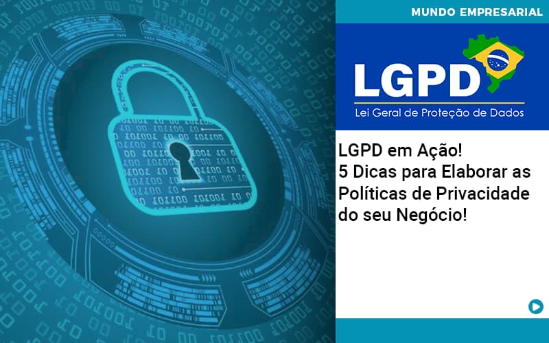 Lgpd Em Acao 5 Dicas Para Elaborar As Politicas De Privacidade Do Seu Negocio - Contabilidade Em Nova Iguaçu - RJ | Luciane Contabilidade